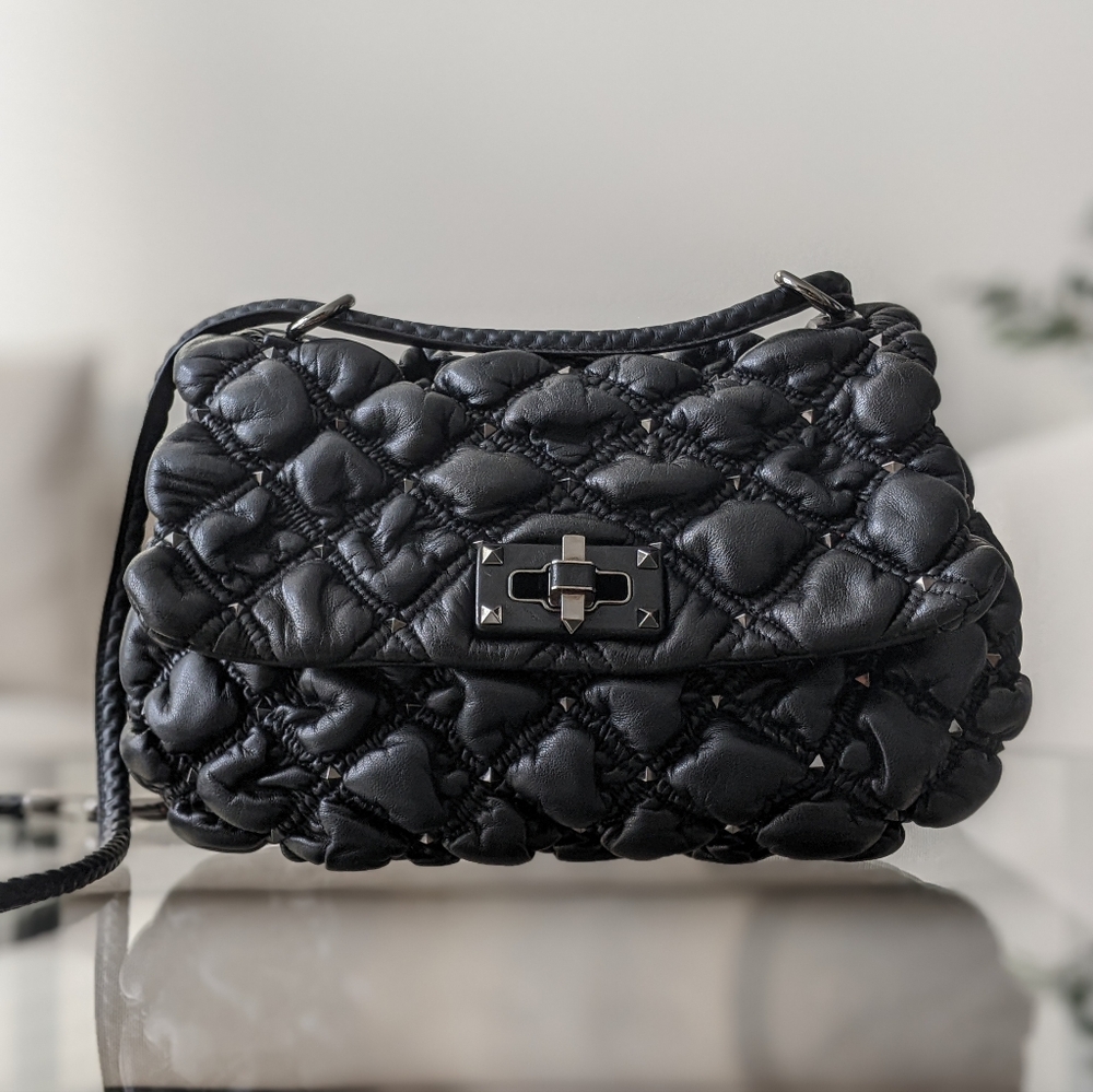 Valentino Garavani Rockstud Spike Leather Bag